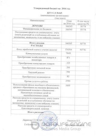 отчет о доходах и расходах